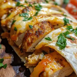 Savory Chicken Wraps with Garlic and Cheese Delight: A Flavorful Recipe for Any Occasion