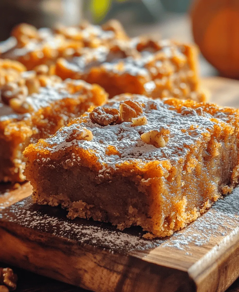 As the leaves begin to change and the crispness of autumn fills the air, pumpkin desserts take center stage in many kitchens. The warm, comforting flavors of pumpkin evoke nostalgia and celebration, making them a favorite for both casual gatherings and festive occasions. Among the myriad of pumpkin-based treats, pumpkin bars have carved out a special niche. These delightful desserts not only offer the rich, spiced profile we associate with fall but also embody a soft, moist texture that keeps friends and family coming back for seconds.