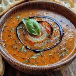 Cozy Roasted Tomato & Basil Soup: A Hearty Recipe for Comforting Days