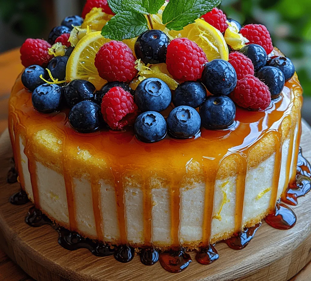 The Exquisite Zesty Lemon Dream Cake stands out for its vibrant lemon flavor, which is both invigorating and comforting. This cake features a moist texture that melts in your mouth, complemented by an elegant presentation that makes it look as good as it tastes. Each slice reveals a beautiful lemony hue, inviting everyone to indulge in its bright and cheerful essence.