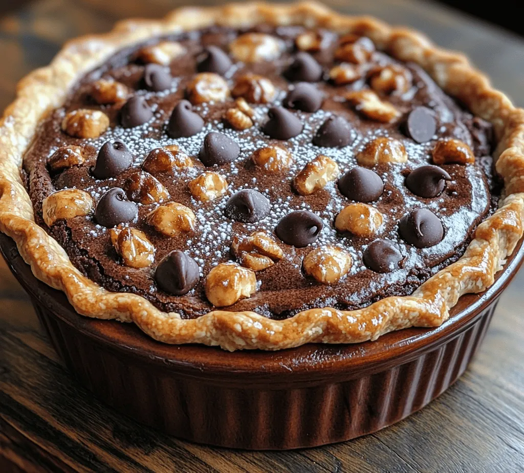 There’s something undeniably alluring about brownies that captivates dessert lovers around the world. These rich, chocolatey squares have long been a staple in bakeries and home kitchens alike, evoking feelings of nostalgia and comfort. But what if we told you that there's a way to elevate this beloved treat to new heights? Enter the Gooey Brownie Pie—a delightful twist on the classic brownie that transforms it into a decadent pie.