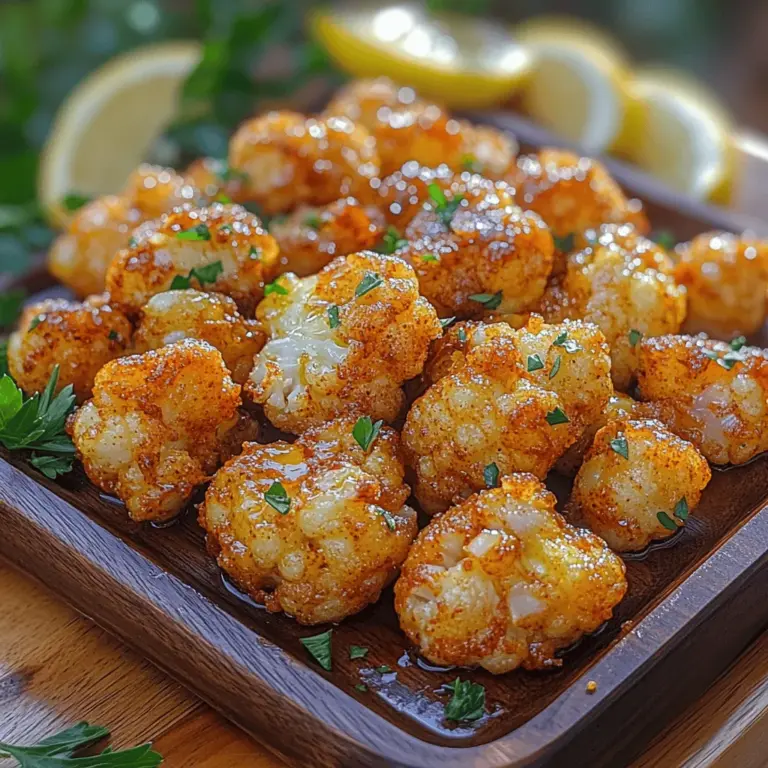 In recent years, the culinary world has witnessed an exciting surge in the popularity of plant-based dishes. As more individuals seek to embrace healthier lifestyles, recipes that highlight vegetables in a delicious and engaging manner are becoming staples in many households. One such dish that stands out and has captured the hearts of both vegetarians and non-vegetarians alike is the Crispy Cauliflower Delight. This versatile recipe not only showcases the humble cauliflower but transforms it into a flavorful experience that can be served as a snack, side dish, or even a main course.