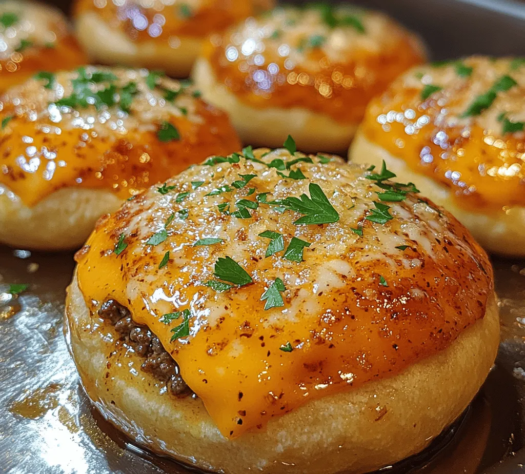 If you’re looking for a crowd-pleasing dish that combines classic cheeseburger flavors with a delightful twist, then Garlic Parmesan Cheeseburger Bombs are just what you need. This recipe marries the savory goodness of a cheeseburger with a buttery, garlic-infused topping, making it an irresistible treat for any occasion. Perfect for gatherings, game days, or even a fun family meal, these cheeseburger bombs are not only delicious but also incredibly easy to prepare.