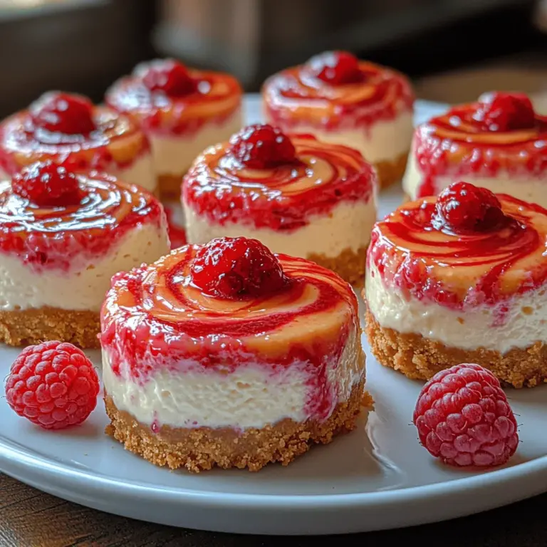 If you're searching for a dessert that combines elegance with ease, look no further than Raspberry Ripple Cheesecake Bites. These delightful, bite-sized treats offer the perfect balance between the creamy richness of cheesecake and the tangy freshness of raspberries, making them an ideal choice for any occasion. Whether you're hosting a birthday party, planning a festive gathering, or simply treating yourself at home, these cheesecake bites are sure to impress.