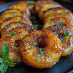 Caramelized pineapple is a delightful treat that captures the essence of summer, bringing a burst of sunshine to your plate with every bite. Whether enjoyed as a stand-alone dessert, a topping for yogurt or ice cream, or a vibrant addition to savory dishes, caramelized pineapple is a versatile culinary gem. The sweet, juicy pineapple transforms into a tantalizing treat when caramelized, with its sugars intensifying and flavors deepening beautifully during the cooking process.