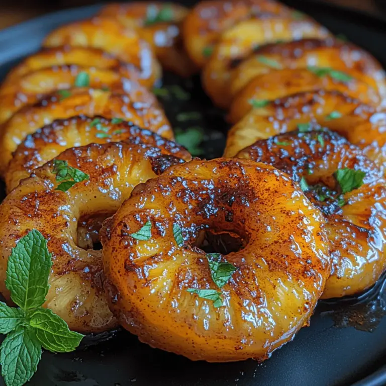 Caramelized pineapple is a delightful treat that captures the essence of summer, bringing a burst of sunshine to your plate with every bite. Whether enjoyed as a stand-alone dessert, a topping for yogurt or ice cream, or a vibrant addition to savory dishes, caramelized pineapple is a versatile culinary gem. The sweet, juicy pineapple transforms into a tantalizing treat when caramelized, with its sugars intensifying and flavors deepening beautifully during the cooking process.