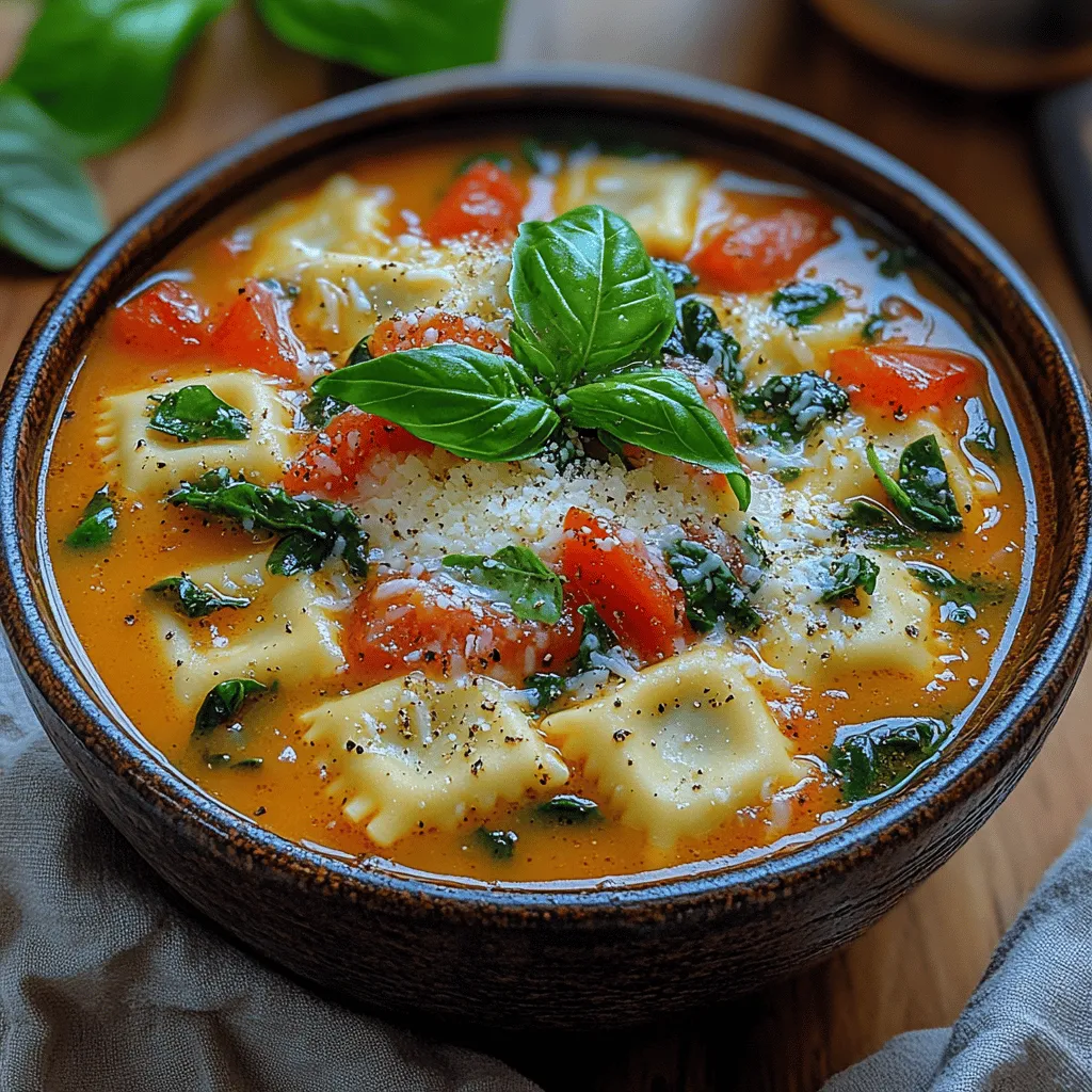Creamy Tuscan Ravioli Soup is a delightful dish that beautifully encapsulates the essence of Italian cuisine. Originating from the sun-kissed landscapes of Tuscany, this soup combines the rich flavors of creamy broth and savory ravioli, making it a beloved comfort food for families around the world. It beautifully marries the rustic charm of Italian cooking with the heartiness that everyone craves during colder months or when seeking solace in a bowl of warm soup.