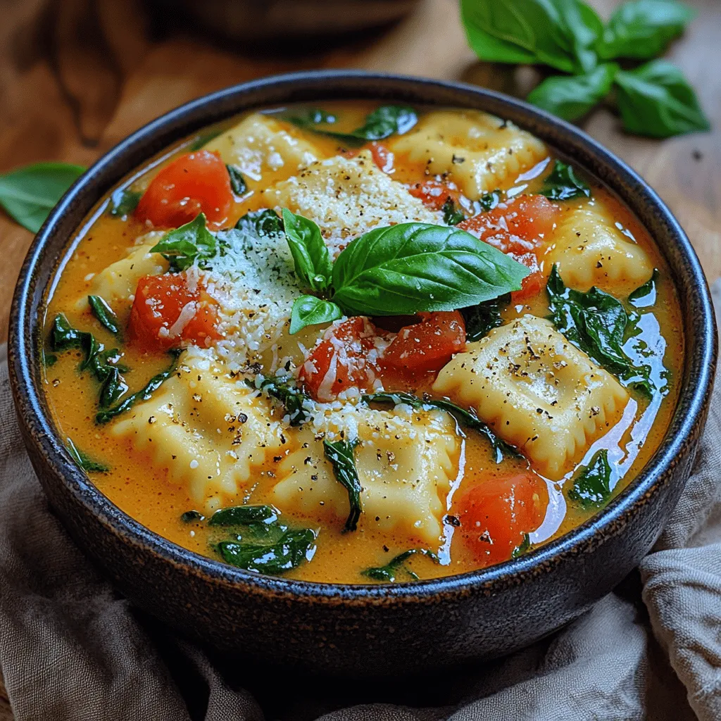 Creamy Tuscan Ravioli Soup is a delightful dish that beautifully encapsulates the essence of Italian cuisine. Originating from the sun-kissed landscapes of Tuscany, this soup combines the rich flavors of creamy broth and savory ravioli, making it a beloved comfort food for families around the world. It beautifully marries the rustic charm of Italian cooking with the heartiness that everyone craves during colder months or when seeking solace in a bowl of warm soup.
