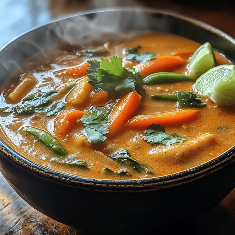 To truly appreciate the depth of flavor that Heavenly Thai Red Curry Soup offers, it’s important to understand the key ingredients that contribute to its unique profile. Each component plays a significant role in both enhancing the flavor and providing nutritional benefits.