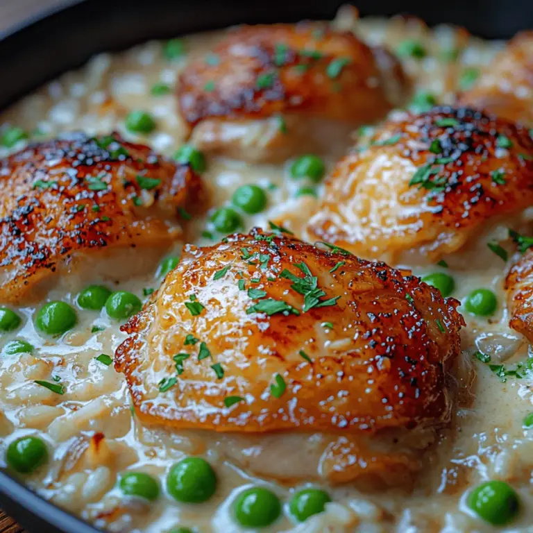 In the fast-paced world we live in, finding time to prepare home-cooked meals can be a daunting task. However, the One-Pan Creamy Parmesan Chicken and Rice recipe brings together the best of both worlds: it’s not only easy to prepare but also packed full of flavor. This dish is perfect for those evenings when you want something comforting and delicious without spending hours in the kitchen. With just one pan required, cleanup becomes a breeze, allowing you to enjoy your meal without the stress of a pile of dishes afterward.