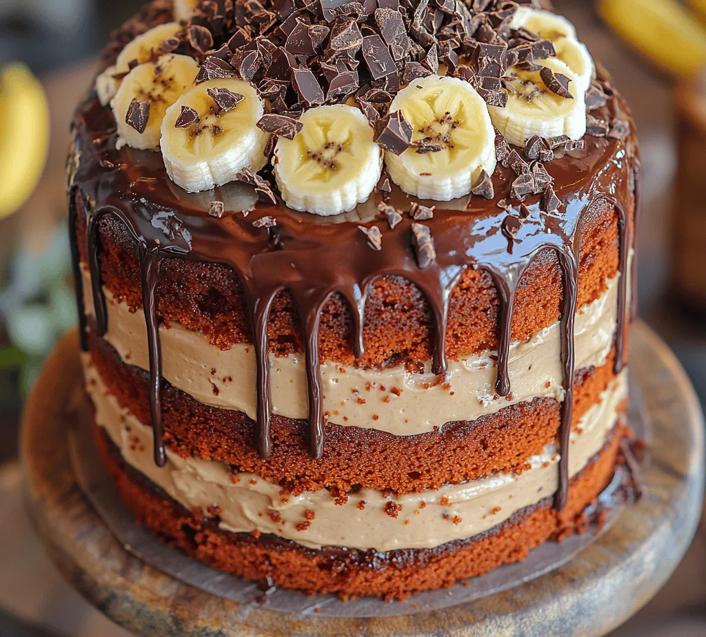 There’s something undeniably enchanting about the combination of rich, velvety chocolate and the natural sweetness of ripe bananas. The Decadent Double Chocolate Banana Layer Cake is a dessert that perfectly encapsulates this delightful blend, making it a favorite among chocolate and banana lovers alike. This cake is not just a treat for the taste buds; it's also a feast for the eyes, boasting multiple layers of chocolate cake filled and frosted with luscious banana goodness. Whether you’re celebrating a birthday, hosting a gathering, or simply indulging in a sweet craving, this cake is sure to create memorable moments.