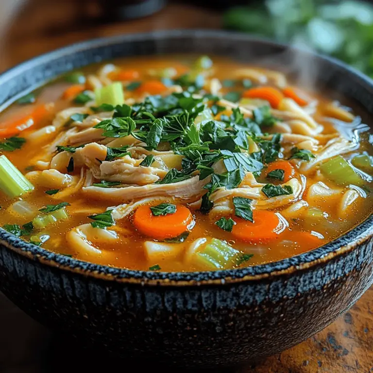 There are few dishes as universally comforting and satisfying as a warm bowl of chicken noodle soup. This classic recipe has graced tables around the world, becoming a staple during chilly evenings, rainy days, or whenever someone is feeling under the weather. The essence of chicken noodle soup lies not only in its rich flavors and delightful textures but also in the warmth it brings to our hearts and homes.