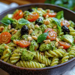 Avocado Pesto Pasta Salad: A Vibrant and Healthy Dish