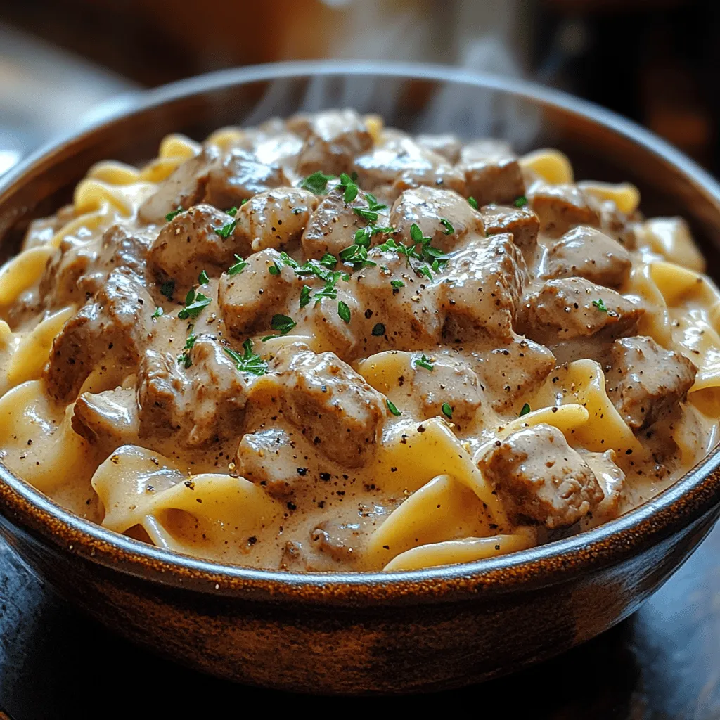 To create a truly savory and creamy slow cooker Beef Stroganoff, understanding the ingredients is key. Each component plays a crucial role in achieving that signature flavor and texture that makes this dish so irresistible.