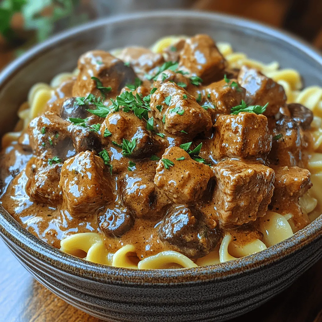 To create a truly savory and creamy slow cooker Beef Stroganoff, understanding the ingredients is key. Each component plays a crucial role in achieving that signature flavor and texture that makes this dish so irresistible.