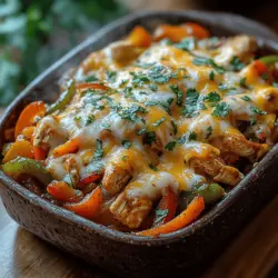 If you're on the hunt for a dish that brings a burst of flavor, comfort, and ease to your dining table, look no further than the Sizzling Chicken Fajita Casserole. This vibrant dish combines the beloved elements of traditional chicken fajitas and transforms them into a hearty casserole, perfect for family dinners or gatherings with friends. With its colorful array of ingredients and enticing aromas, this casserole not only satisfies the palate but also appeals to the senses, making it a standout choice for any occasion.