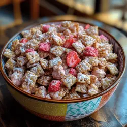 To create the perfect Fluffy Strawberry Shortcake Puppy Chow, it's essential to understand the key components that make up this delightful recipe. Each ingredient plays a vital role in ensuring that the final product is not only visually appealing but also deliciously flavorful.