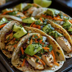 Zesty Lime Cilantro Slaw Tacos