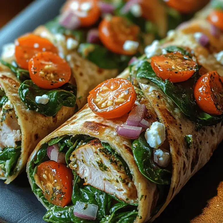 As we delve into the world of Turkey Spinach Feta Wraps, it’s essential to appreciate the versatility and health benefits of the ingredients involved. The combination of lean turkey, fresh spinach, and creamy feta cheese creates a mouthwatering dish that can be enjoyed by anyone, whether you’re a health-conscious eater or simply someone looking for a delicious meal. These wraps are a fantastic way to pack in protein, fiber, and a variety of vitamins and minerals—all of which are crucial for maintaining energy levels and overall well-being.