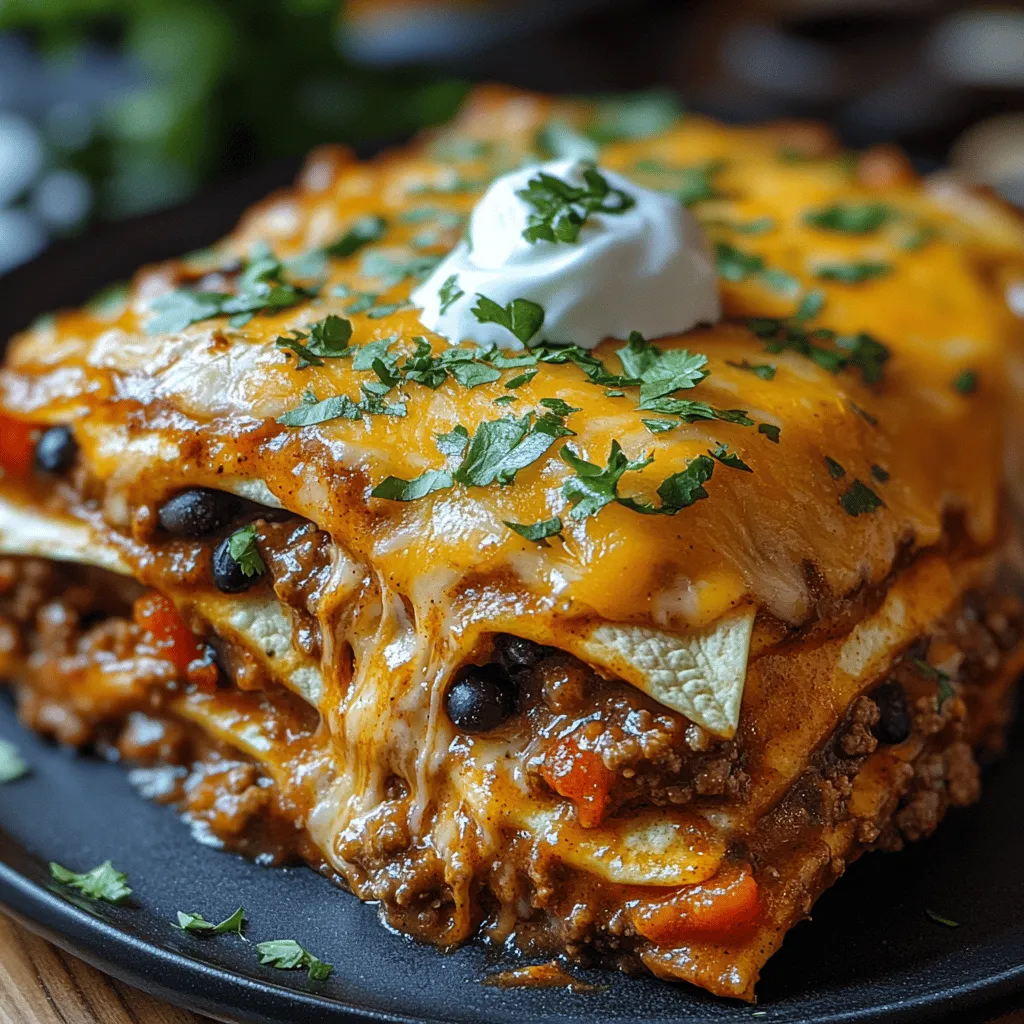 In the quest for comfort food, few dishes can rival the warmth and satisfaction of a Sizzling Beef Enchilada Casserole. This delectable dish combines the bold flavors of traditional Mexican enchiladas with the convenience of a casserole, making it an ideal choice for family dinners and gatherings. Enchilada casseroles are not only delicious but also practical, fitting seamlessly into today’s fast-paced lifestyle where easy and flavorful meals are paramount.