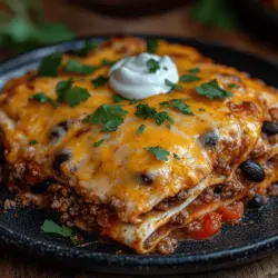In the quest for comfort food, few dishes can rival the warmth and satisfaction of a Sizzling Beef Enchilada Casserole. This delectable dish combines the bold flavors of traditional Mexican enchiladas with the convenience of a casserole, making it an ideal choice for family dinners and gatherings. Enchilada casseroles are not only delicious but also practical, fitting seamlessly into today’s fast-paced lifestyle where easy and flavorful meals are paramount.