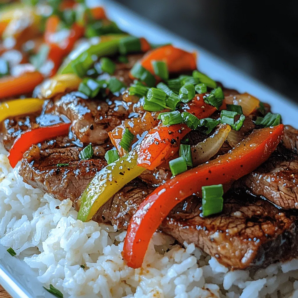 Are you ready to elevate your dinner game with a dish that combines bold flavors and quick preparation? Sizzling Pepper Steak Delight is the perfect solution for busy weeknights or special occasions when you want to impress without spending hours in the kitchen. This mouthwatering recipe features tender flank steak, vibrant bell peppers, and a savory marinade that brings everything together in a symphony of taste and texture.