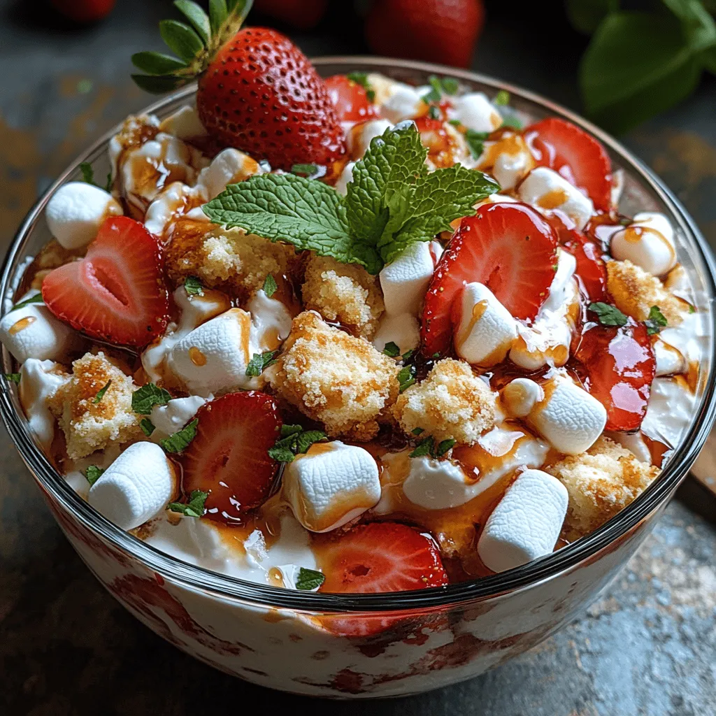 Strawberry Shortcake Fluff Salad is a refreshing and indulgent dessert that perfectly embodies the essence of summer. This delightful dish combines the sweet and juicy flavors of fresh strawberries with a light, fluffy texture that makes it a favorite at gatherings, picnics, and family meals. As the days grow warmer and the sun shines brighter, this fluffy salad becomes an irresistible treat, showcasing the beauty of seasonal ingredients and the joy of sharing delicious food with loved ones.