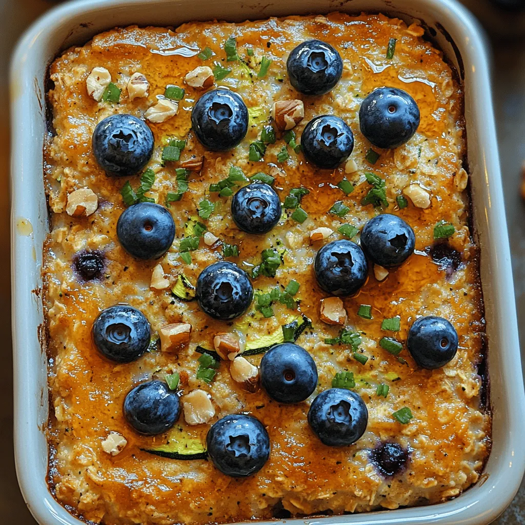 In recent years, there has been a significant shift towards healthier breakfast options, with many people seeking ways to fuel their mornings with nutritious and satisfying meals. Among the plethora of breakfast choices, baked oatmeal has emerged as a versatile favorite. This delightful dish not only offers a warm and comforting start to the day but also allows for endless variations to suit individual tastes and dietary needs. One such variation that stands out is the Zucchini Blueberry Baked Oatmeal. This unique recipe combines two powerhouse ingredients—zucchini and blueberries—creating a harmonious blend of flavors and textures that transforms traditional oatmeal into a delectable experience.