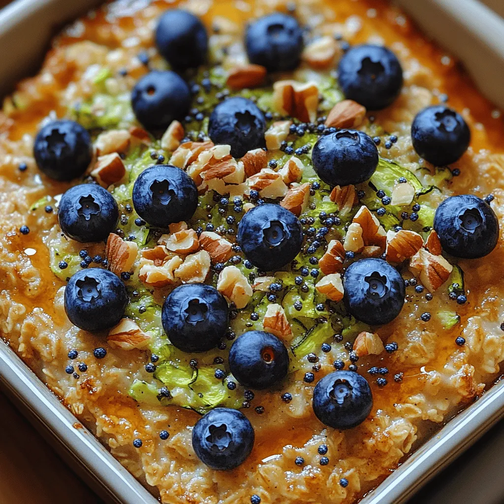 In recent years, there has been a significant shift towards healthier breakfast options, with many people seeking ways to fuel their mornings with nutritious and satisfying meals. Among the plethora of breakfast choices, baked oatmeal has emerged as a versatile favorite. This delightful dish not only offers a warm and comforting start to the day but also allows for endless variations to suit individual tastes and dietary needs. One such variation that stands out is the Zucchini Blueberry Baked Oatmeal. This unique recipe combines two powerhouse ingredients—zucchini and blueberries—creating a harmonious blend of flavors and textures that transforms traditional oatmeal into a delectable experience.