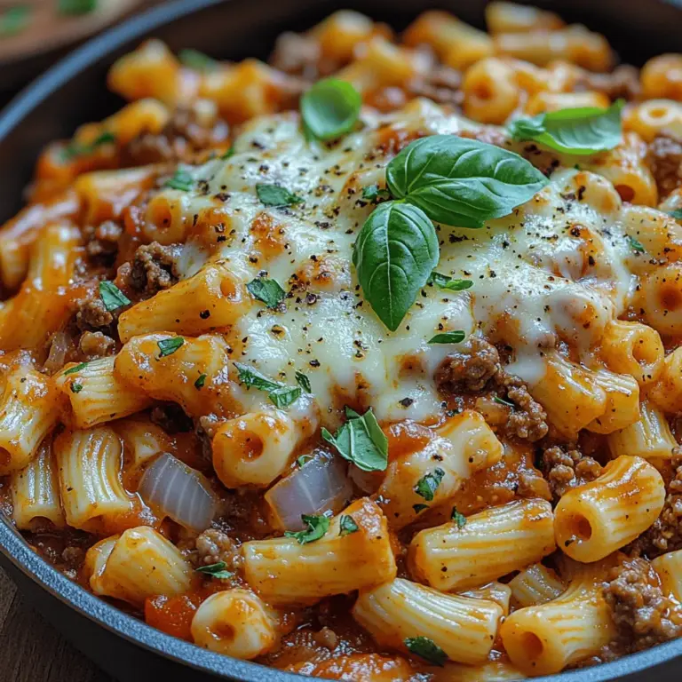 To create a truly unforgettable Beefaroni, it’s crucial to understand each component that contributes to its rich flavor and satisfying texture. Let’s break down the key ingredients that come together to make this dish a success.