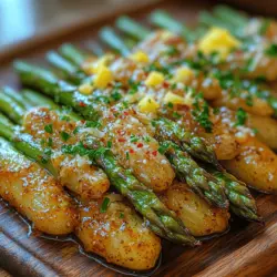 Savory Parmesan-Infused Roasted Asparagus: A Deliciously Easy Side Dish
