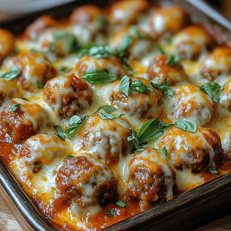 When it comes to comfort food, few dishes can rival a Cheesy Meatballs Casserole. This delightful recipe seamlessly blends the rich flavors of Italian cuisine with the heartiness of a classic American casserole, creating a dish that is not only satisfying but also incredibly easy to prepare. Whether you’re hosting a family dinner, planning a potluck, or simply indulging in a cozy night at home, this casserole is sure to impress everyone at the table.