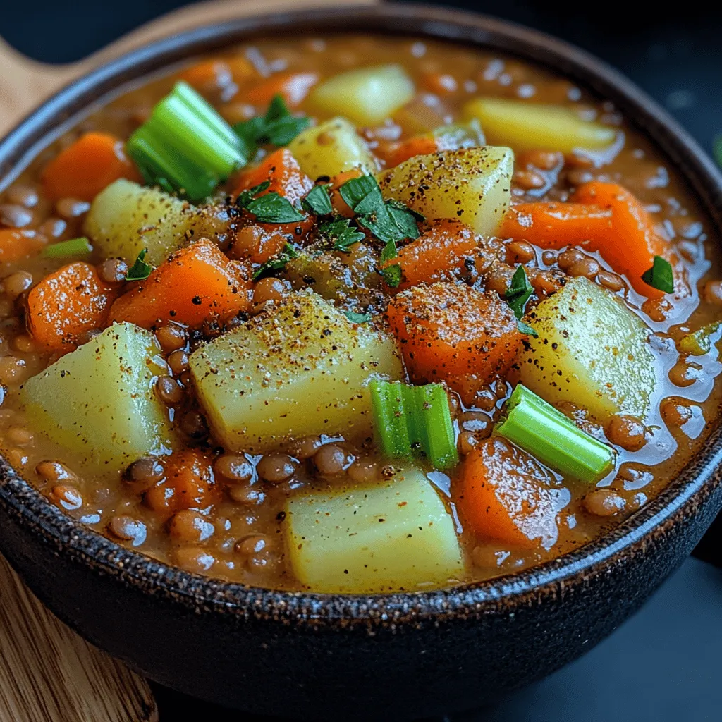 In the world of plant-based cuisine, few dishes embody the essence of comfort and nourishment quite like a hearty lentil soup. This Hearty Harvest Vegan Lentil Soup is a wholesome blend of protein-packed lentils, vibrant vegetables, and aromatic herbs, making it the perfect meal for any season. Imagine a bowl filled with rich flavors and a variety of textures that not only warms your belly but also nourishes your body. Not only is this soup easy to prepare, but it also offers a delightful medley of flavors that will satisfy both vegans and non-vegans alike.