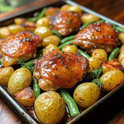 Welcome to a culinary adventure featuring the Sweet & Savory Maple Mustard Chicken Sheet Pan, a dish that harmonizes the delightful flavors of maple syrup and Dijon mustard in a convenient, one-pan meal. This recipe isn't just about taste; it's about simplifying your cooking routine while ensuring a delicious outcome that your entire family will love.