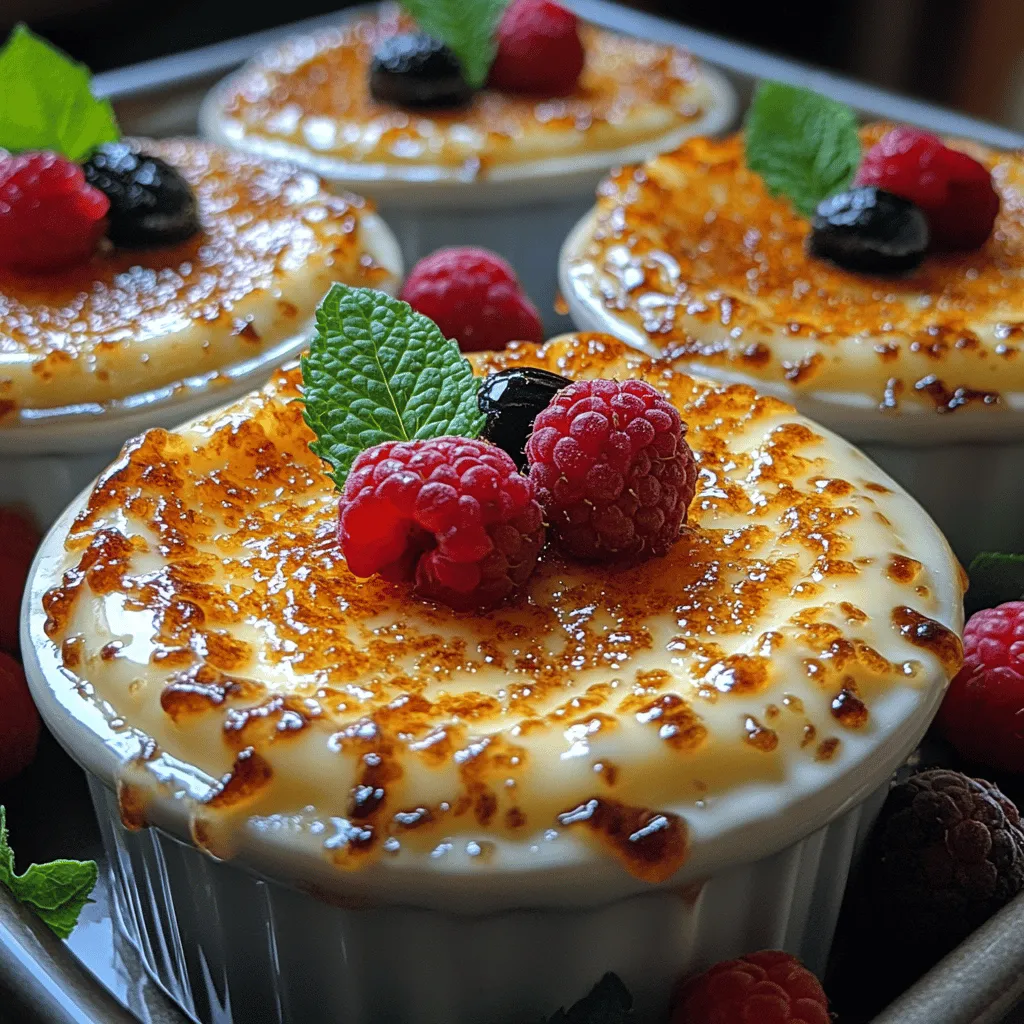 Crème brûlée, often regarded as the epitome of classic French desserts, is a delightful indulgence that has captured the hearts of dessert enthusiasts around the globe. This velvety custard, topped with a layer of caramelized sugar, offers a perfect balance of creamy richness and crunchy texture. Its name, which translates to "burnt cream," reflects the signature technique of brûlée—the French word for "to burn"—that defines this exquisite dessert.
