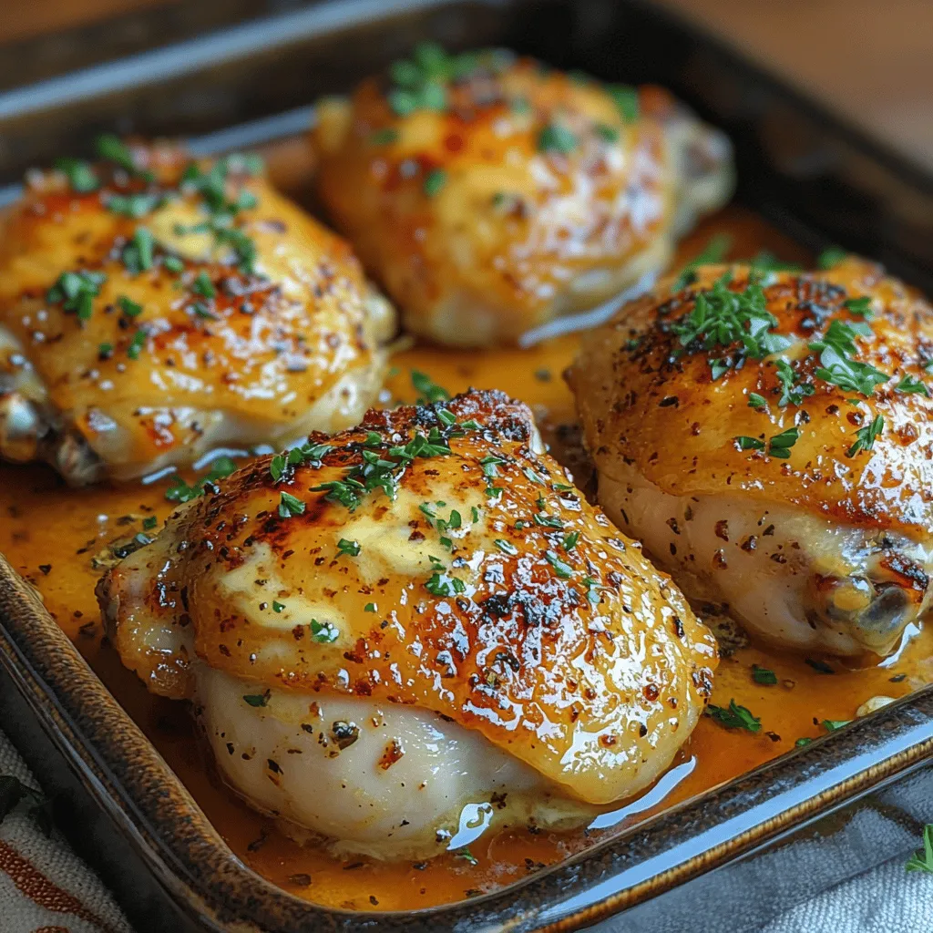 When it comes to comfort food, few dishes can rival the succulence and flavor of oven-baked garlic butter chicken thighs. This dish not only appeals to the taste buds but also captivates the senses with its aroma, making it a favorite for family dinners, gatherings, or even a cozy weeknight meal. The combination of tender chicken, aromatic garlic, and rich butter creates a symphony of flavors that is both satisfying and indulgent.