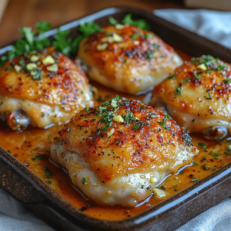 When it comes to comfort food, few dishes can rival the succulence and flavor of oven-baked garlic butter chicken thighs. This dish not only appeals to the taste buds but also captivates the senses with its aroma, making it a favorite for family dinners, gatherings, or even a cozy weeknight meal. The combination of tender chicken, aromatic garlic, and rich butter creates a symphony of flavors that is both satisfying and indulgent.