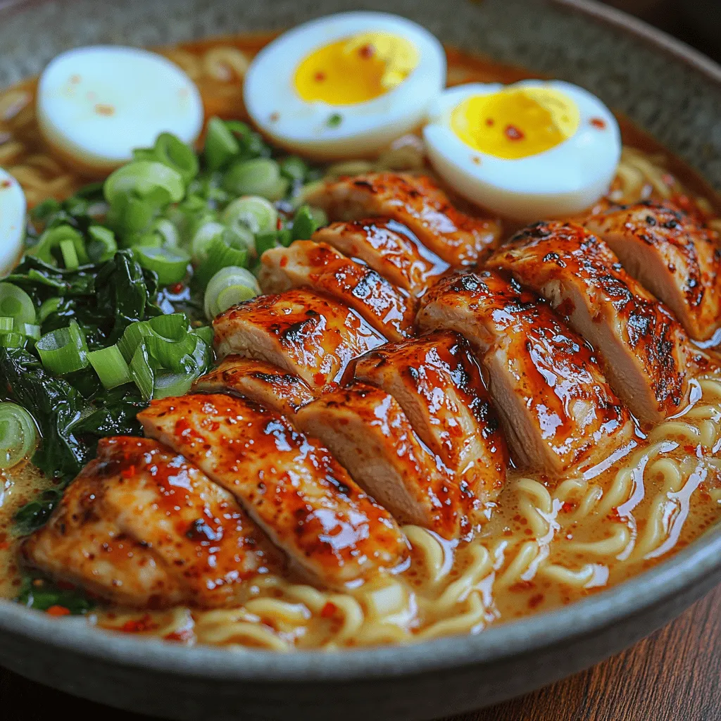 Ramen, a beloved staple of Japanese cuisine, is not just a dish but a culinary experience that captivates the senses. Among the myriad of ramen variations, one stands out for its bold flavors and satisfying textures: Fiery Chicken Ramen with Creamy Garlic Sauce. This dish combines the heat of spicy chicken with a rich and comforting sauce, creating a harmony of flavors that is both exciting and indulgent. Whether you're a seasoned ramen enthusiast or a newcomer eager to explore homemade ramen, this article aims to guide you through crafting a delicious bowl of fiery chicken ramen that will tantalize your taste buds and warm your soul.