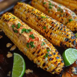 When it comes to making Garlic Butter Grilled Corn on the Cob, the quality of your corn is paramount. Fresh corn, ideally harvested the same day you plan to use it, will provide the best flavor and texture. Look for corn with bright green husks that are tightly wrapped around the cob, as this indicates freshness. The kernels should be plump and milky when punctured, which signifies ripeness.