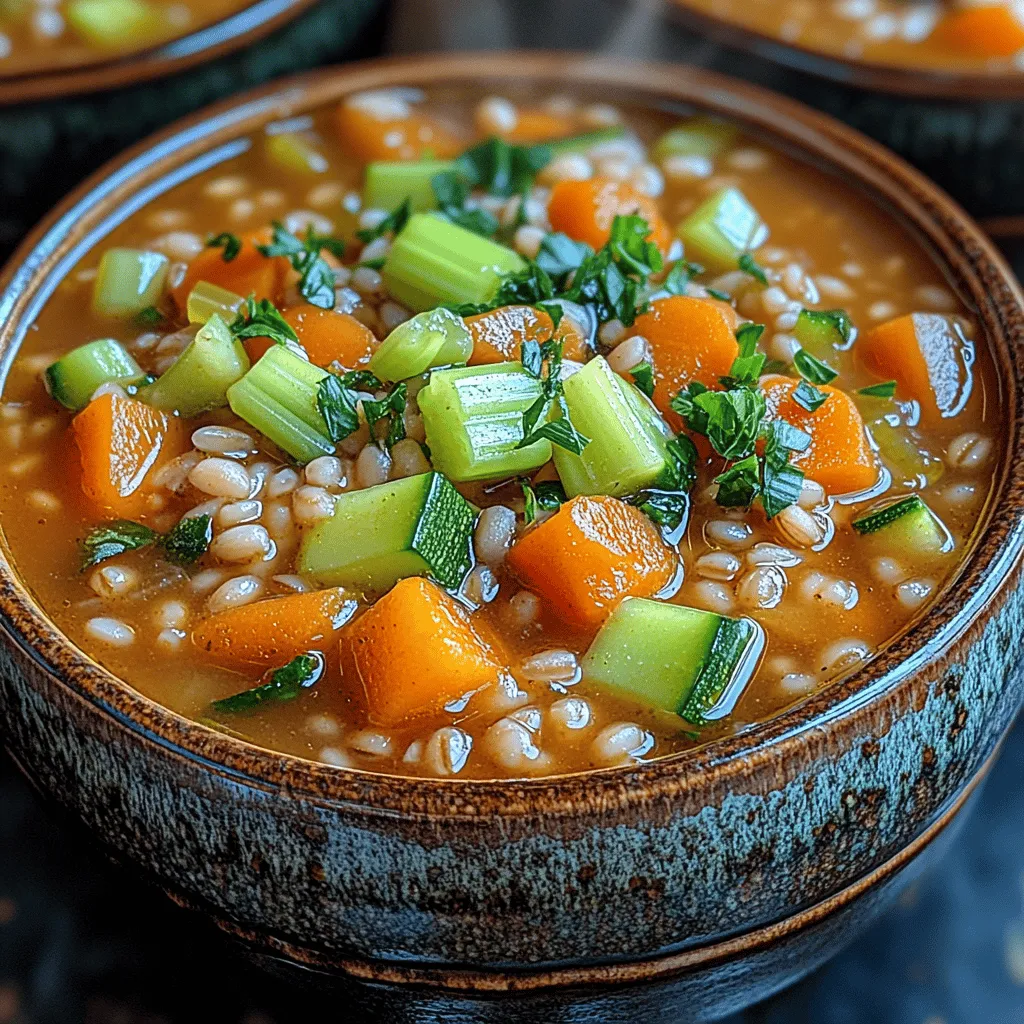 As the days grow shorter and the air turns crisp, there's nothing quite like a bowl of homemade soup to warm the soul. Among the myriad of soup recipes, Hearty Vegetable Barley Soup stands out not only for its rich flavors and comforting texture but also for its exceptional health benefits. This recipe beautifully combines the wholesome goodness of vegetables with the nutritional powerhouse that is barley, making it an ideal choice for those looking to nourish their bodies during the colder months.