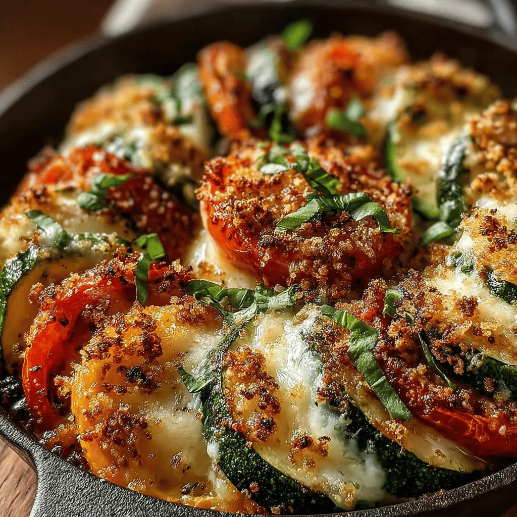 When it comes to comfort food that showcases the beauty of fresh produce, few dishes can rival the charm of a Zucchini & Tomato Gratin. This delightful recipe not only celebrates the vibrant flavors of summer vegetables but also embodies the warm, inviting essence of a classic gratin. With its golden, bubbling top and layers of tender, flavorful zucchini and juicy tomatoes, this dish is a feast for both the eyes and the palate. Whether you're hosting a family gathering or looking for a cozy weeknight dinner, the Zucchini & Tomato Gratin serves as a versatile option that adapts beautifully to various occasions, making it an essential addition to your culinary repertoire.