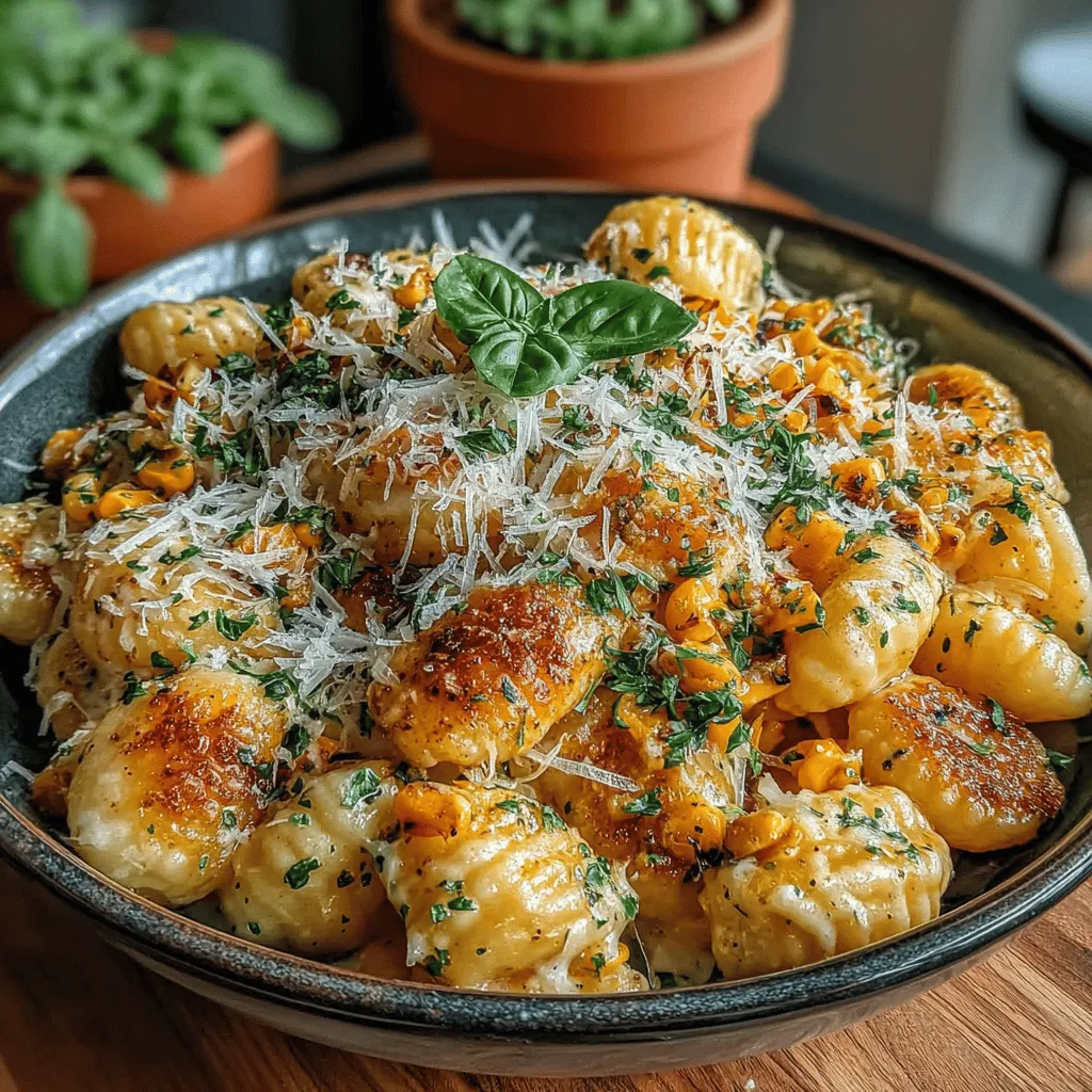 Garlic is a culinary powerhouse that brings depth and warmth to many dishes, and it plays a crucial role in our creamy summer corn gnocchi. When sautéed, garlic releases its natural oils and flavors, which infuse the cream sauce with a rich, aromatic essence that complements the sweetness of the corn.