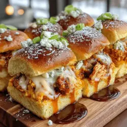 Buffalo Chicken Sloppy Joe Sliders: A Flavorful Twist on a Classic