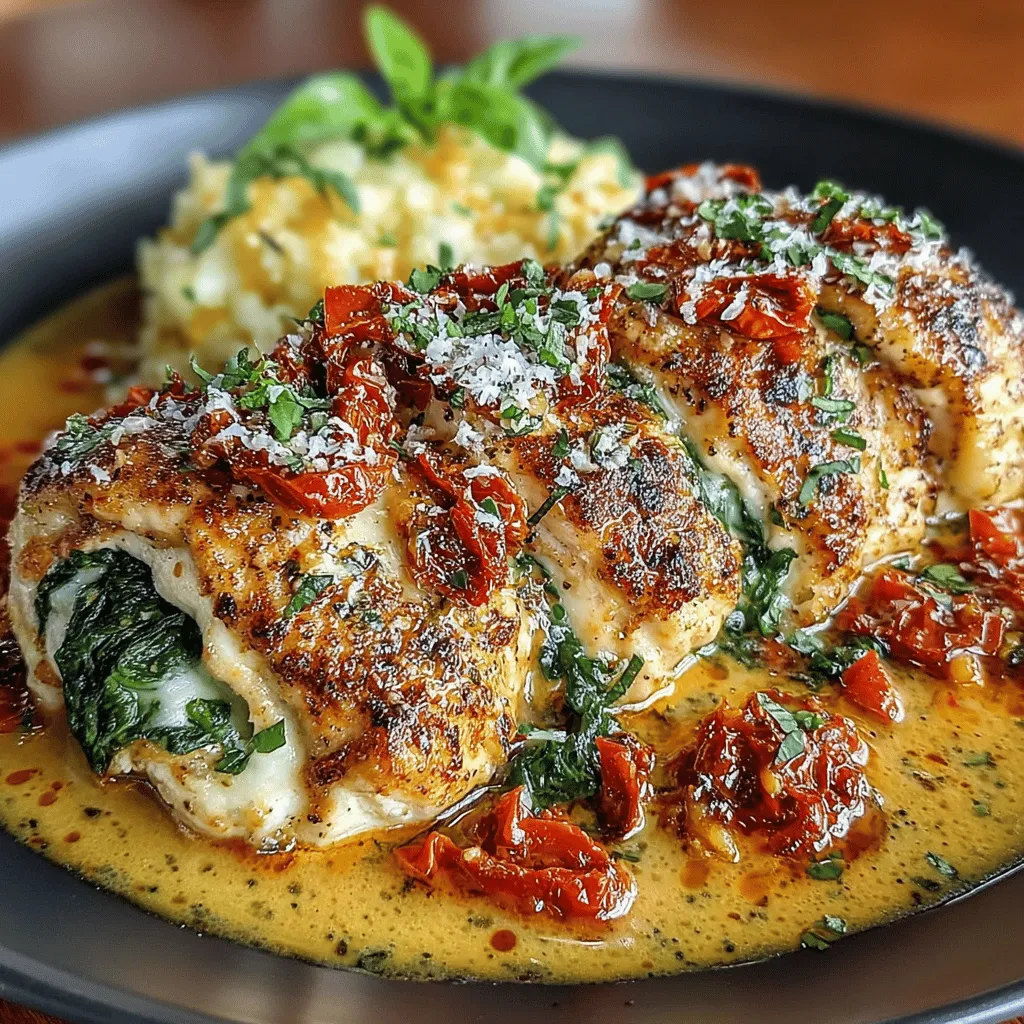 If you’re on the hunt for a dish that combines rich flavors with a touch of elegance, Creamy Tuscan Chicken Roll-Ups may just be your new favorite recipe. This dish beautifully marries the savory essence of Italian cuisine with a creamy, indulgent filling that is sure to impress at any dinner table. Perfect for both casual weeknight dinners and more special occasions, these roll-ups are not only delicious but also visually appealing, making them a standout dish for family gatherings or entertaining guests.