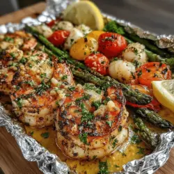 Garlic Butter Shrimp Foil Packets: A Flavorful Delight