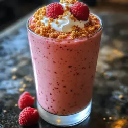Smoothies have become a beloved staple in the world of culinary delights, especially for those seeking a quick yet nutritious meal or snack. Among the vast array of smoothie recipes, the Luscious Raspberry Cheesecake Smoothie stands out as a unique blend of flavors and textures that tantalizes the taste buds while providing a refreshing and satisfying experience. This recipe is not only easy to prepare but also makes for a delightful treat that captures the essence of cheesecake in a convenient, drinkable form.