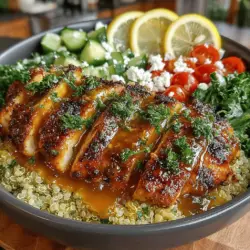 Honey Mustard Chicken Quinoa Power Bowl