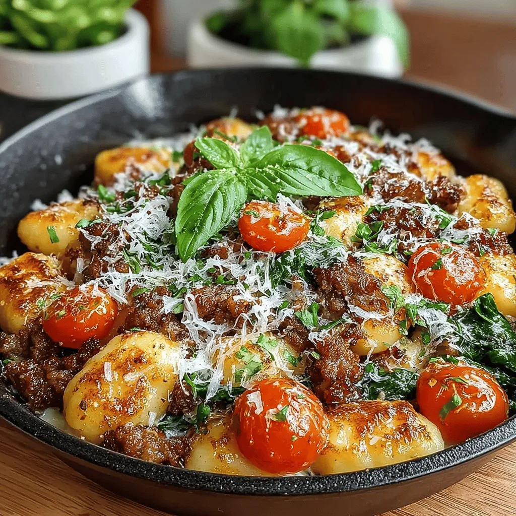 Are you looking for a meal that combines comfort, flavor, and convenience? Look no further than One-Skillet Sausage and Spinach Gnocchi. This dish is a perfect representation of what modern home cooking should be—simple yet satisfying. With its rich, hearty flavors and vibrant colors, it's no wonder that this one-skillet recipe has become a favorite for busy weeknights and special occasions alike.