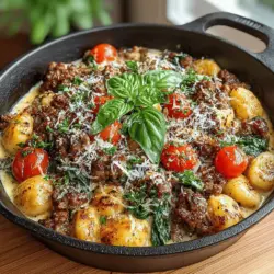 Are you looking for a meal that combines comfort, flavor, and convenience? Look no further than One-Skillet Sausage and Spinach Gnocchi. This dish is a perfect representation of what modern home cooking should be—simple yet satisfying. With its rich, hearty flavors and vibrant colors, it's no wonder that this one-skillet recipe has become a favorite for busy weeknights and special occasions alike.