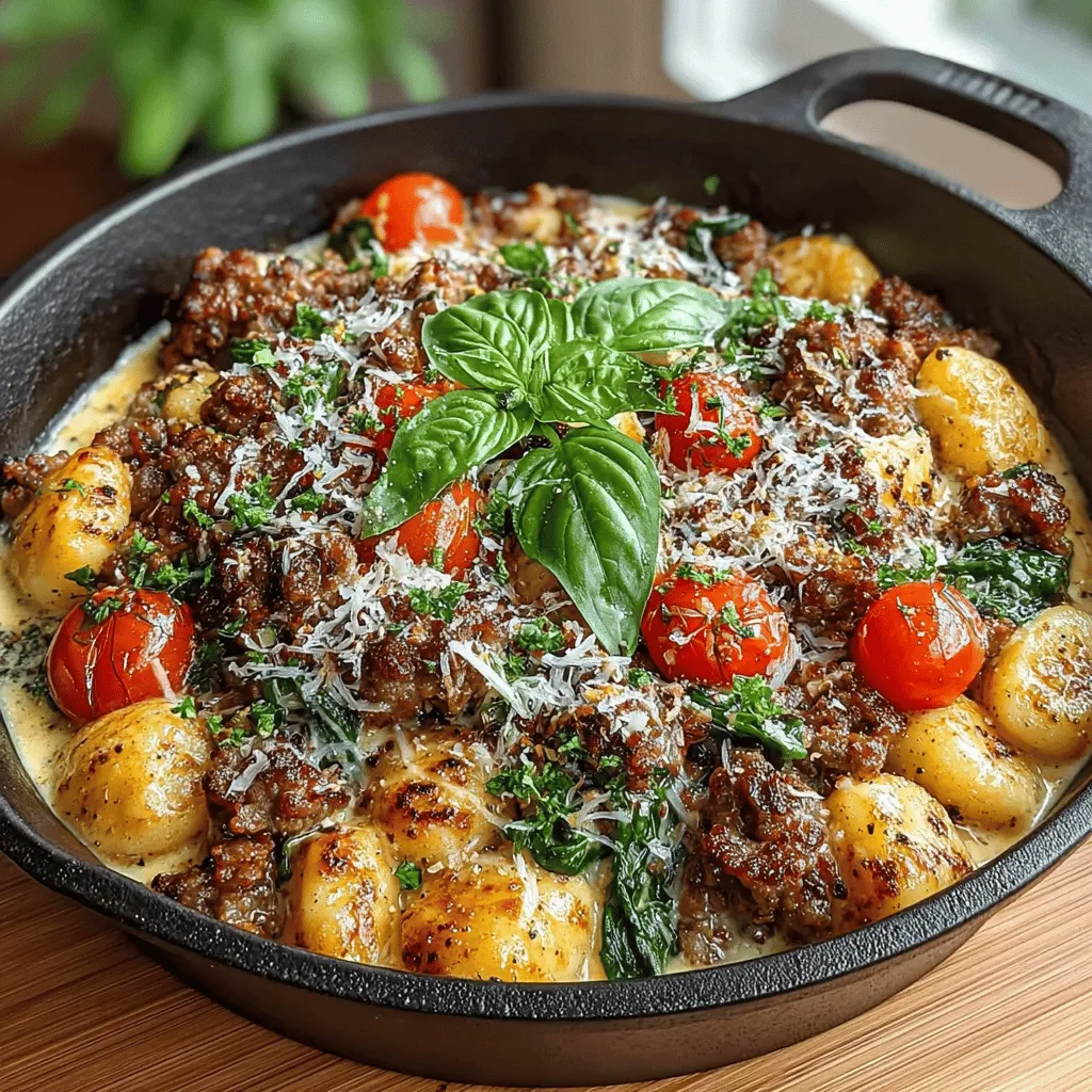 Are you looking for a meal that combines comfort, flavor, and convenience? Look no further than One-Skillet Sausage and Spinach Gnocchi. This dish is a perfect representation of what modern home cooking should be—simple yet satisfying. With its rich, hearty flavors and vibrant colors, it's no wonder that this one-skillet recipe has become a favorite for busy weeknights and special occasions alike.